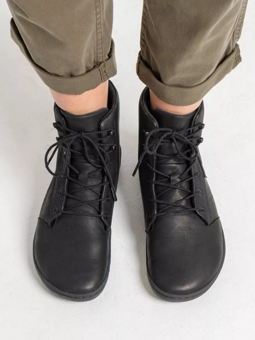 vivobarefoot gobi hi combat boot obsidian black size EUR 41 women's US 10
